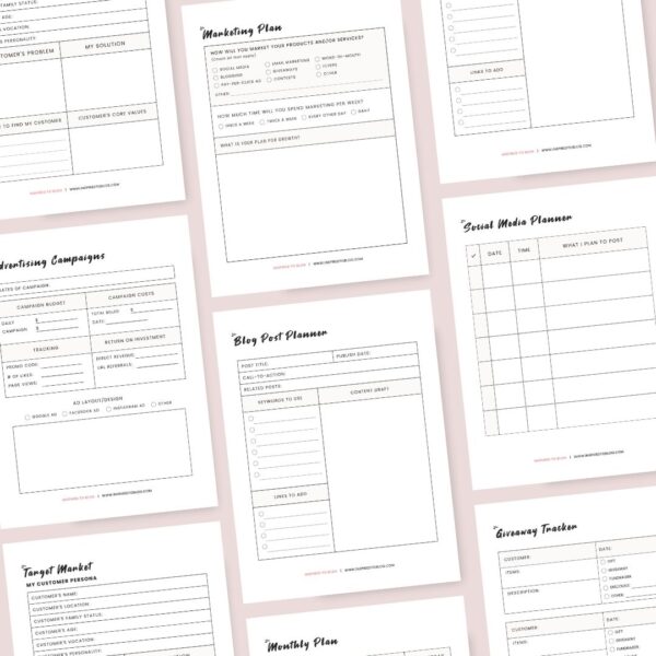 content marketing planner designed for bloggers and content creators to scale their blogs up for more traffic and income (2)