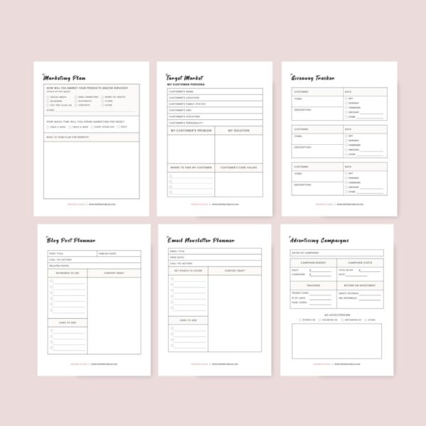 content marketing planner designed for bloggers and content creators to scale their blogs up for more traffic and income (2)