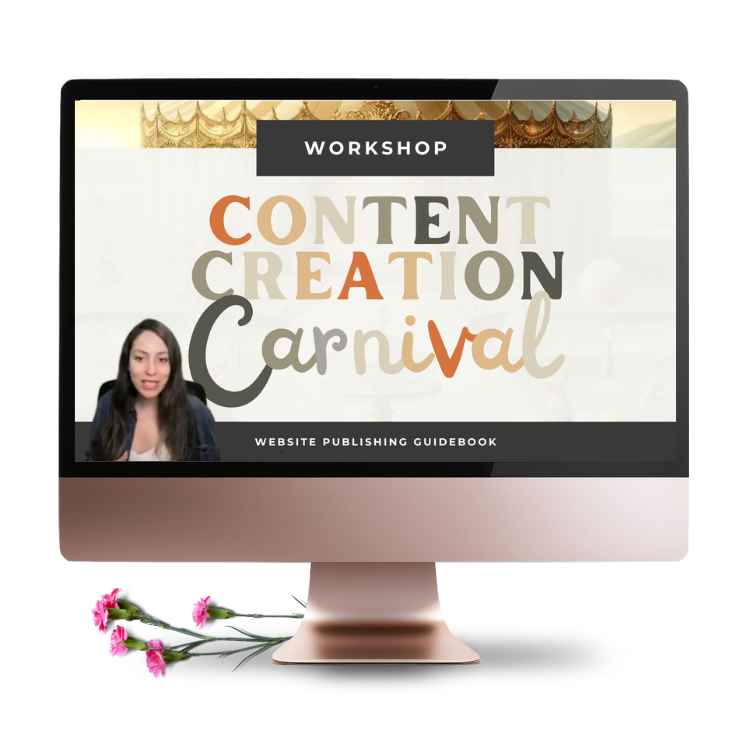 Blogging for Beginners content creation carnival
