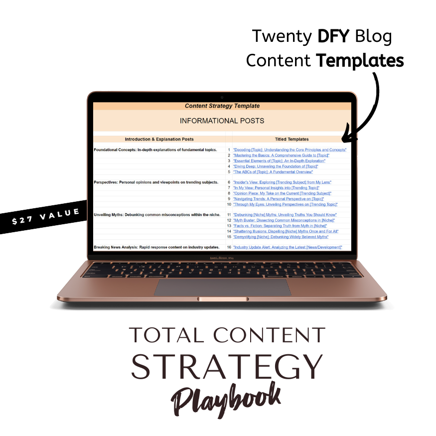 Total Content Strategy Playbook