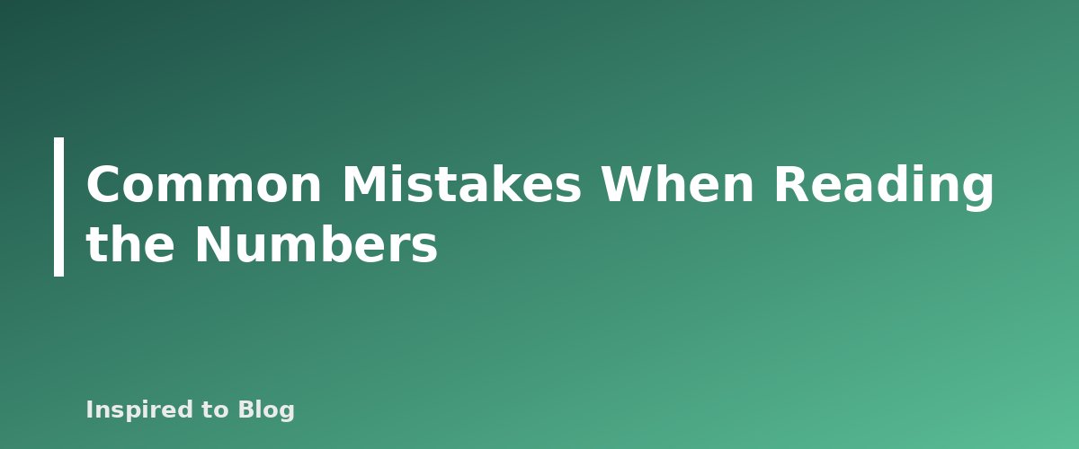 Common Mistakes When Reading the Numbers - illustration for Tracking Amazon Affiliate Performance Reports: What Each Report Means and How to Use It