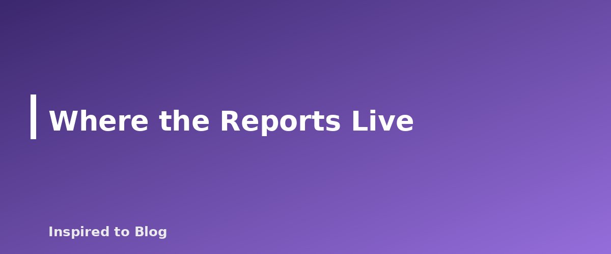 Where the Reports Live - illustration for Tracking Amazon Affiliate Performance Reports: What Each Report Means and How to Use It