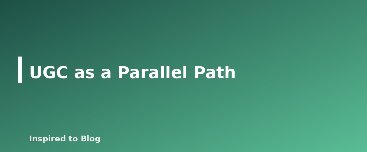 UGC as a Parallel Path - banner for Amazon Influencer Program Guide: Requirements, Shoppable Videos and How Creators Earn