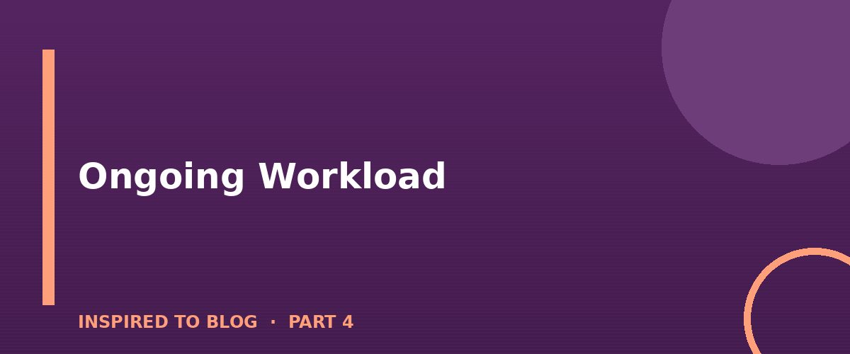 Section banner: Ongoing Workload