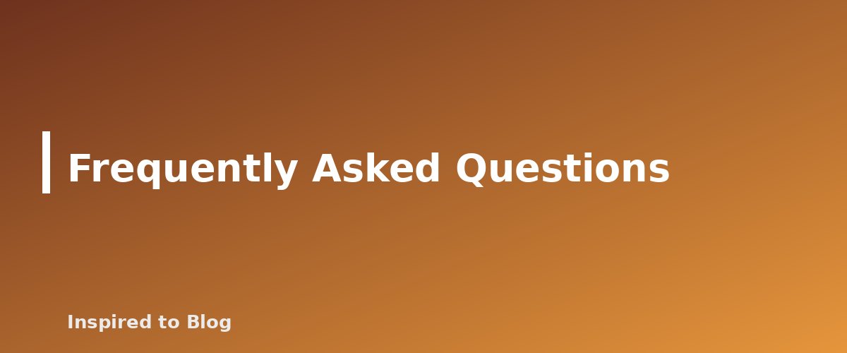 Frequently Asked Questions - illustration for How to Write a Blog Post Outline That Makes Drafting Easy
