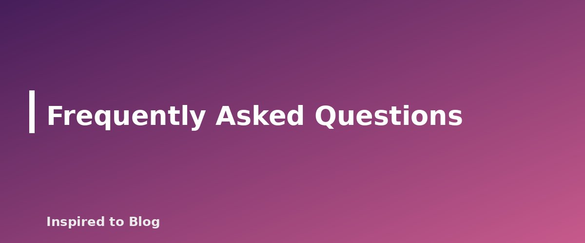 Frequently Asked Questions - illustration for Image SEO for Bloggers: Alt Text, File Names and Compression
